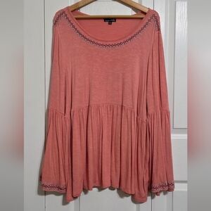 RXB Coral Bohemian Blouse